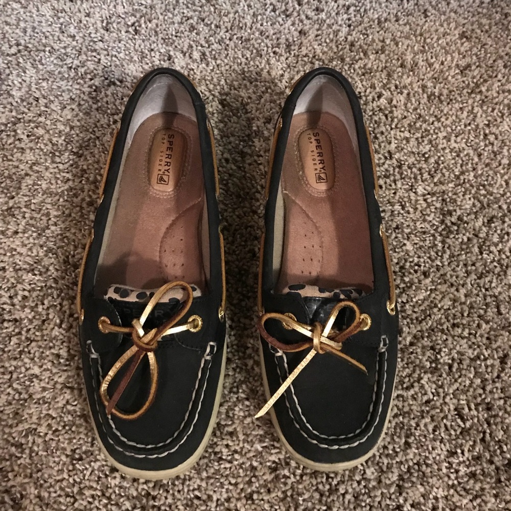 Cheetah print sperrys